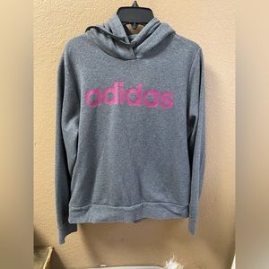 Adidas Womens Gray Purple Hoodie 2X. Please read description
